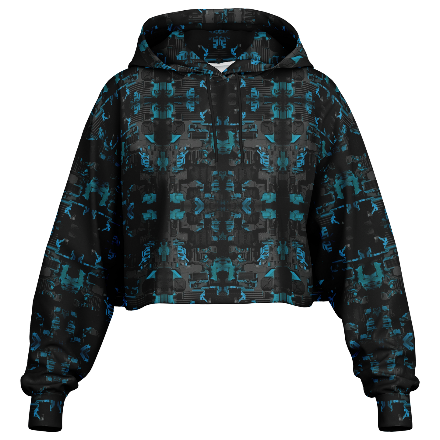 HAZRDCAMO - Neptune -  Crop Hoodie